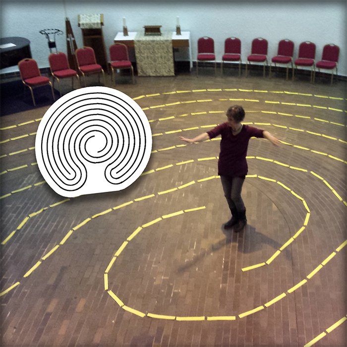 Picture of Paper Strip Labyrinth